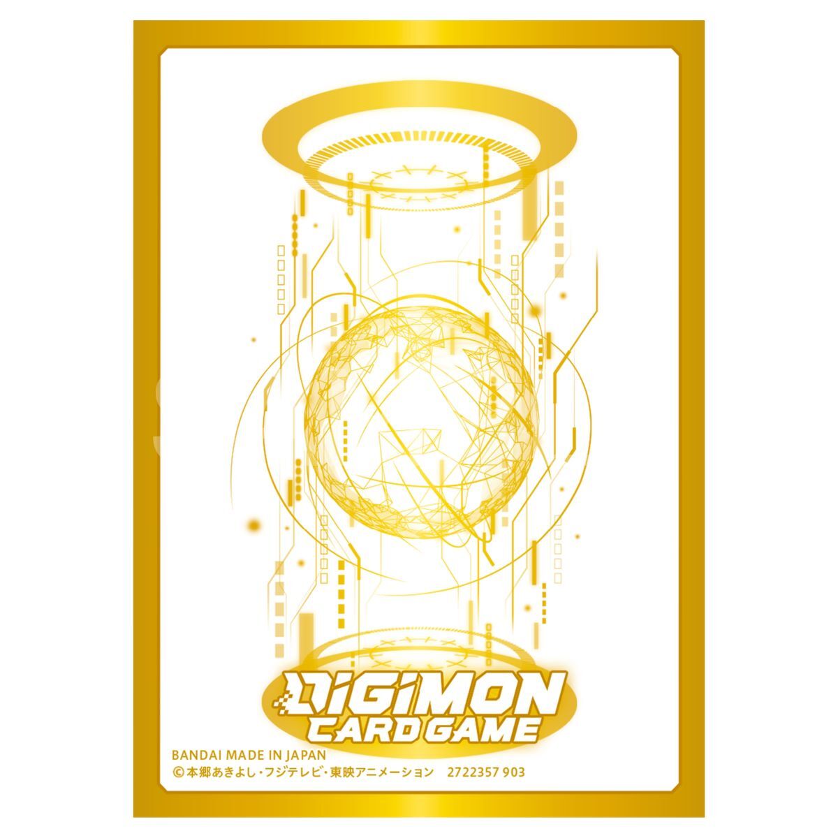 スリーブ『ゴールド』60枚《サプライ》