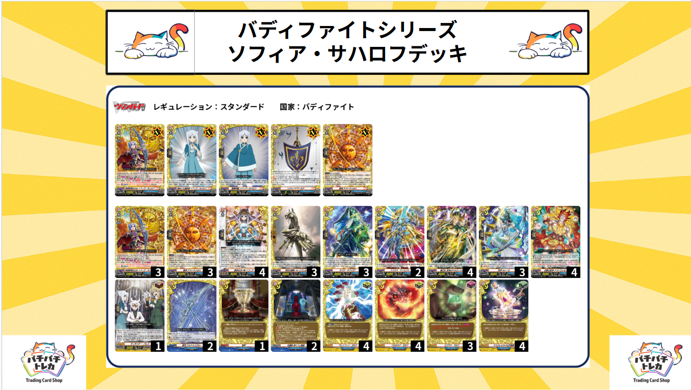 【バディファイト】ソフィア・サハロフデッキ