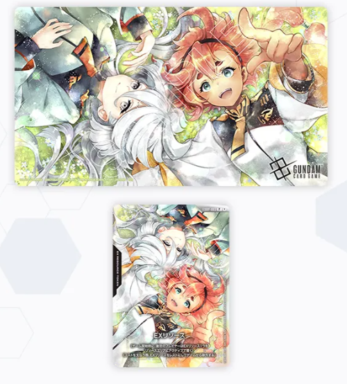 オフィシャルプレイマット＆カードセット スレッタ＆ミオリネ [EVX02]