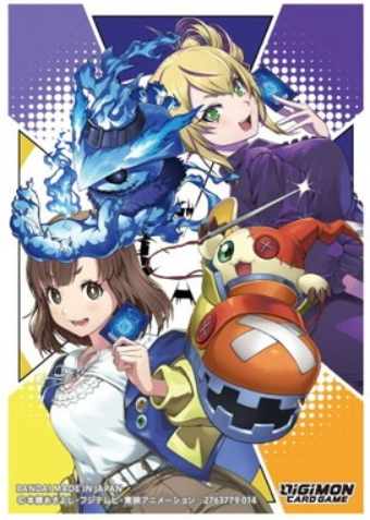 デジモンカードゲーム オフィシャルカードスリーブ2025 Ver.1.0【城之崎有紗＆ヴァイオレッド】【60枚入り】