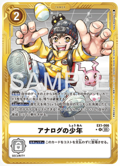 [AD-EX1-066]アナログの少年【パラレル】